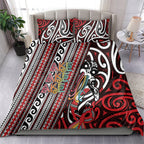 Maori Language Week Bedding Set Ake Ake Ake Tribal Patterns