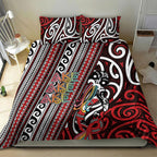 Maori Language Week Bedding Set Ake Ake Ake Tribal Patterns