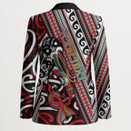 Personalised Maori Language Week Blazer Ake Ake Ake Tribal Patterns