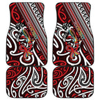 Personalised Maori Language Week Car Mats Ake Ake Ake Tribal Patterns