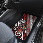 Personalised Maori Language Week Car Mats Ake Ake Ake Tribal Patterns