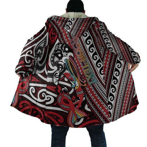 Personalised Maori Language Week Cloak Ake Ake Ake Tribal Patterns