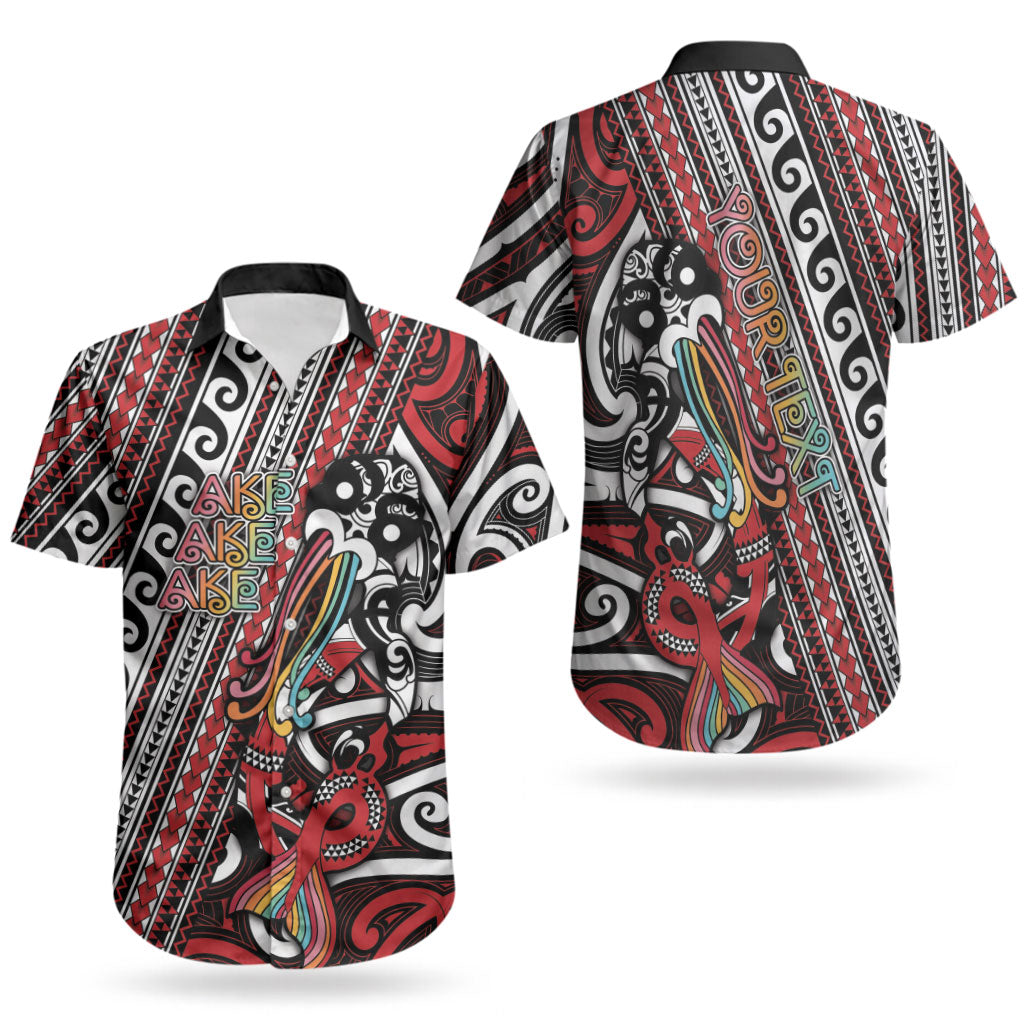 Personalised Maori Language Week Couples Matching Summer Maxi Dress and Hawaiian Shirt Ake Ake Ake Tribal Patterns