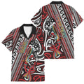 Personalised Maori Language Week Family Matching Mermaid Dress and Hawaiian Shirt Ake Ake Ake Tribal Patterns