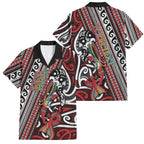 Personalised Maori Language Week Family Matching Tank Maxi Dress and Hawaiian Shirt Ake Ake Ake Tribal Patterns