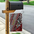 Maori Language Week Garden Flag Ake Ake Ake Tribal Patterns
