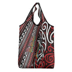 Maori Language Week Grocery Bag Ake Ake Ake Tribal Patterns