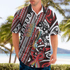 Personalised Maori Language Week Hawaiian Shirt Ake Ake Ake Tribal Patterns