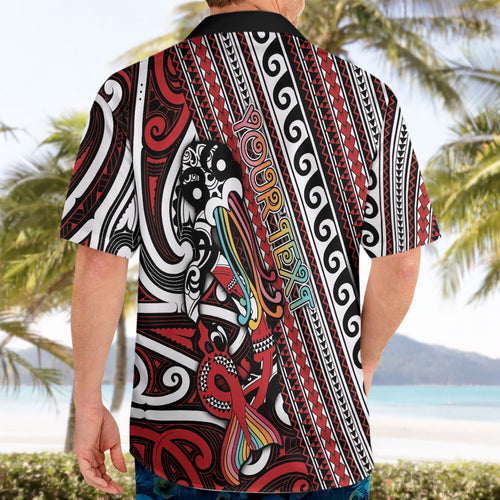 Personalised Maori Language Week Hawaiian Shirt Ake Ake Ake Tribal Patterns