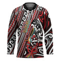 Personalised Maori Language Week Hockey Jersey Ake Ake Ake Tribal Patterns