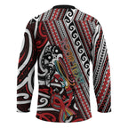 Personalised Maori Language Week Hockey Jersey Ake Ake Ake Tribal Patterns