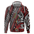 Personalised Maori Language Week Hoodie Ake Ake Ake Tribal Patterns