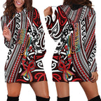 Personalised Maori Language Week Hoodie Dress Ake Ake Ake Tribal Patterns