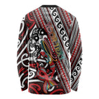 Personalised Maori Language Week Long Sleeve Shirt Ake Ake Ake Tribal Patterns