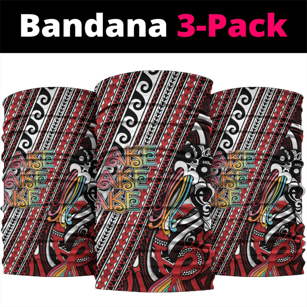 Maori Language Week Neck Gaiter Ake Ake Ake Tribal Patterns