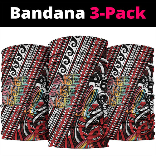 Maori Language Week Neck Gaiter Ake Ake Ake Tribal Patterns