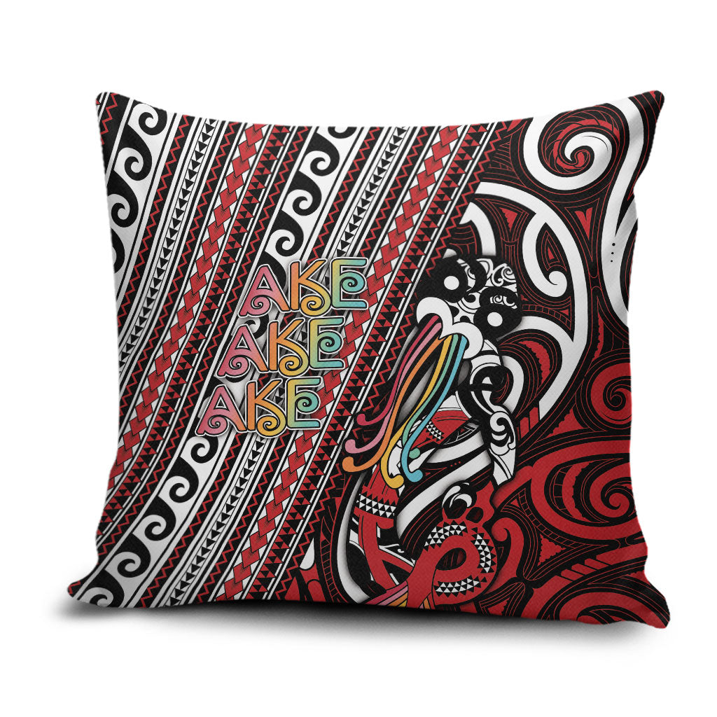Maori Language Week Pillow Cover Ake Ake Ake Tribal Patterns