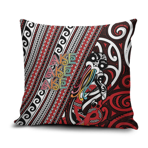Maori Language Week Pillow Cover Ake Ake Ake Tribal Patterns