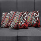 Maori Language Week Pillow Cover Ake Ake Ake Tribal Patterns