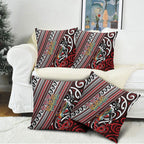 Maori Language Week Pillow Cover Ake Ake Ake Tribal Patterns