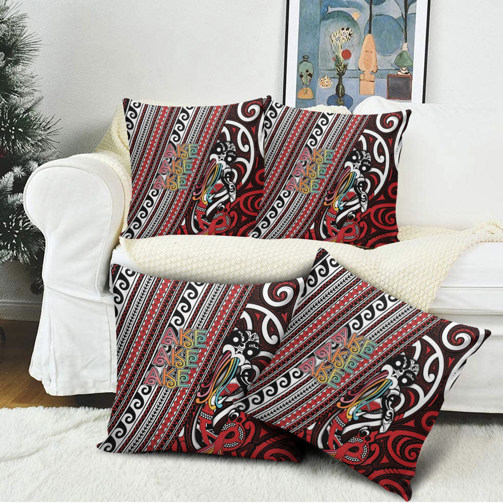 Maori Language Week Pillow Cover Ake Ake Ake Tribal Patterns