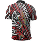 Personalised Maori Language Week Polo Shirt Ake Ake Ake Tribal Patterns