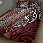 Maori Language Week Quilt Bed Set Ake Ake Ake Tribal Patterns