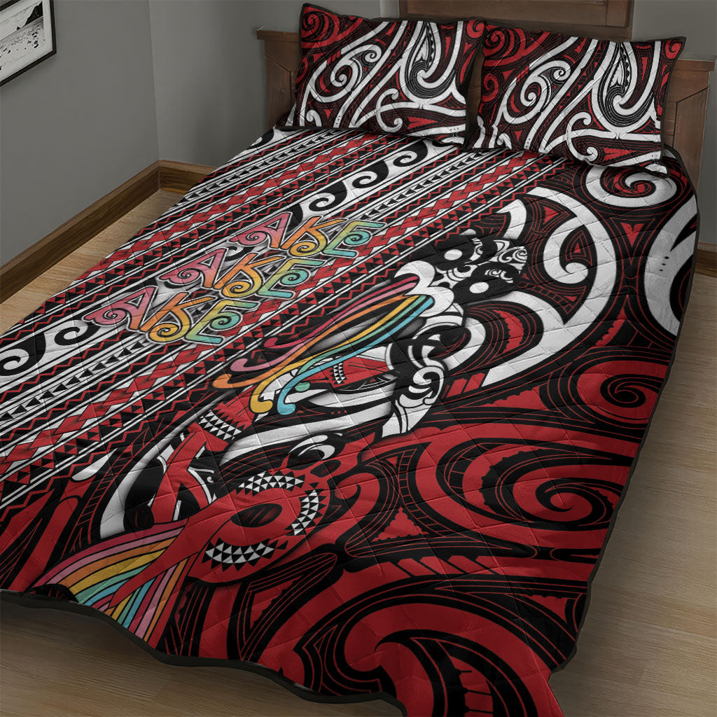 Maori Language Week Quilt Bed Set Ake Ake Ake Tribal Patterns
