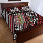 Maori Language Week Quilt Bed Set Ake Ake Ake Tribal Patterns