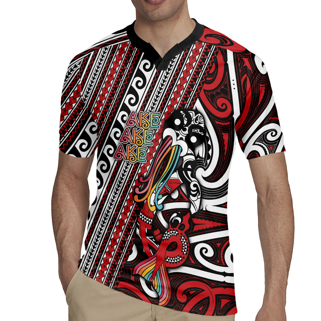 Personalised Maori Language Week Rugby Jersey Ake Ake Ake Tribal Patterns