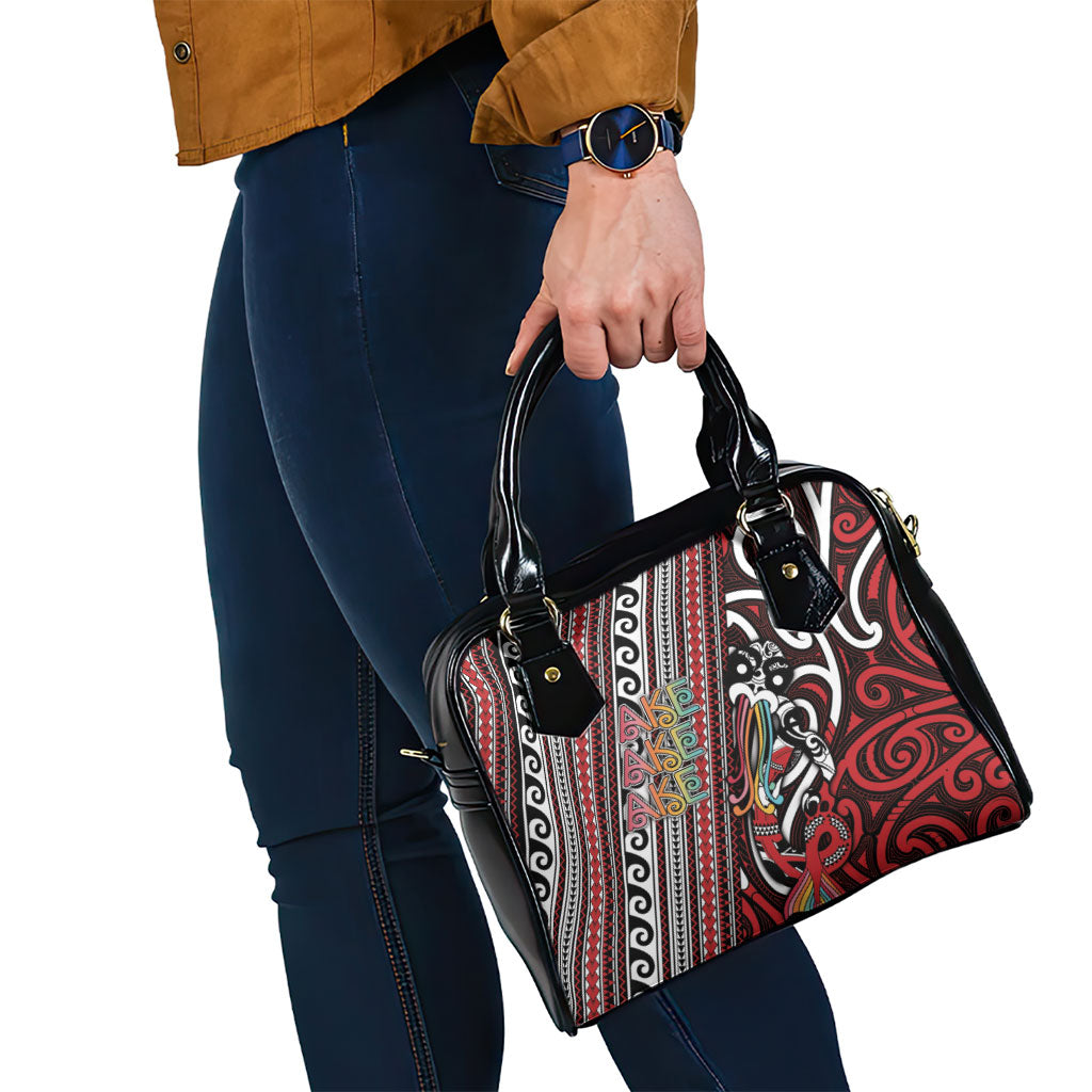 Maori Language Week Shoulder Handbag Ake Ake Ake Tribal Patterns