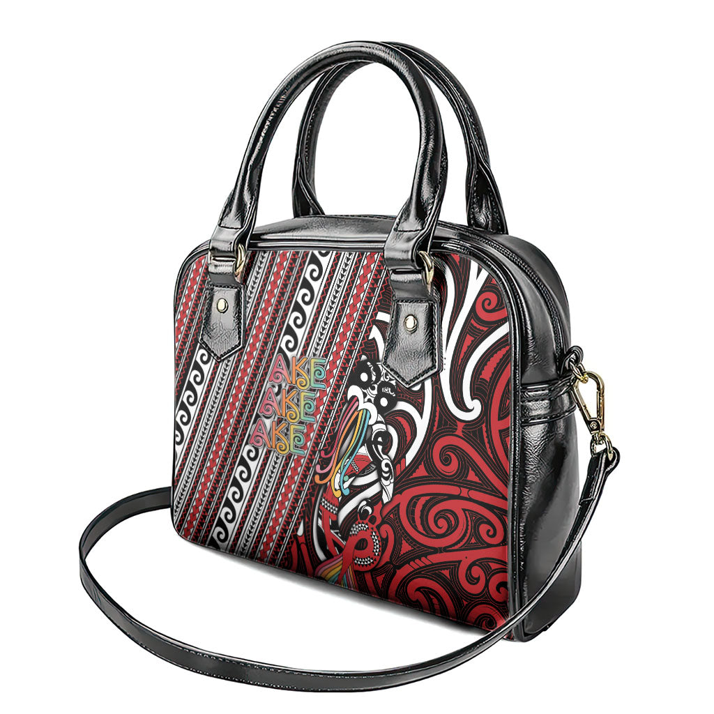 Maori Language Week Shoulder Handbag Ake Ake Ake Tribal Patterns