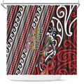 Maori Language Week Shower Curtain Ake Ake Ake Tribal Patterns