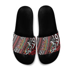 Maori Language Week Slide Sandals Ake Ake Ake Tribal Patterns
