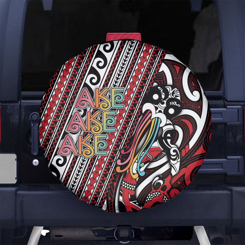 Maori Language Week Spare Tire Cover Ake Ake Ake Tribal Patterns