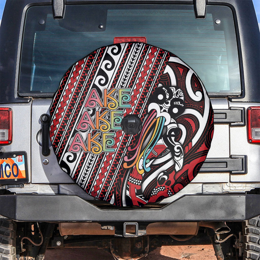 Maori Language Week Spare Tire Cover Ake Ake Ake Tribal Patterns