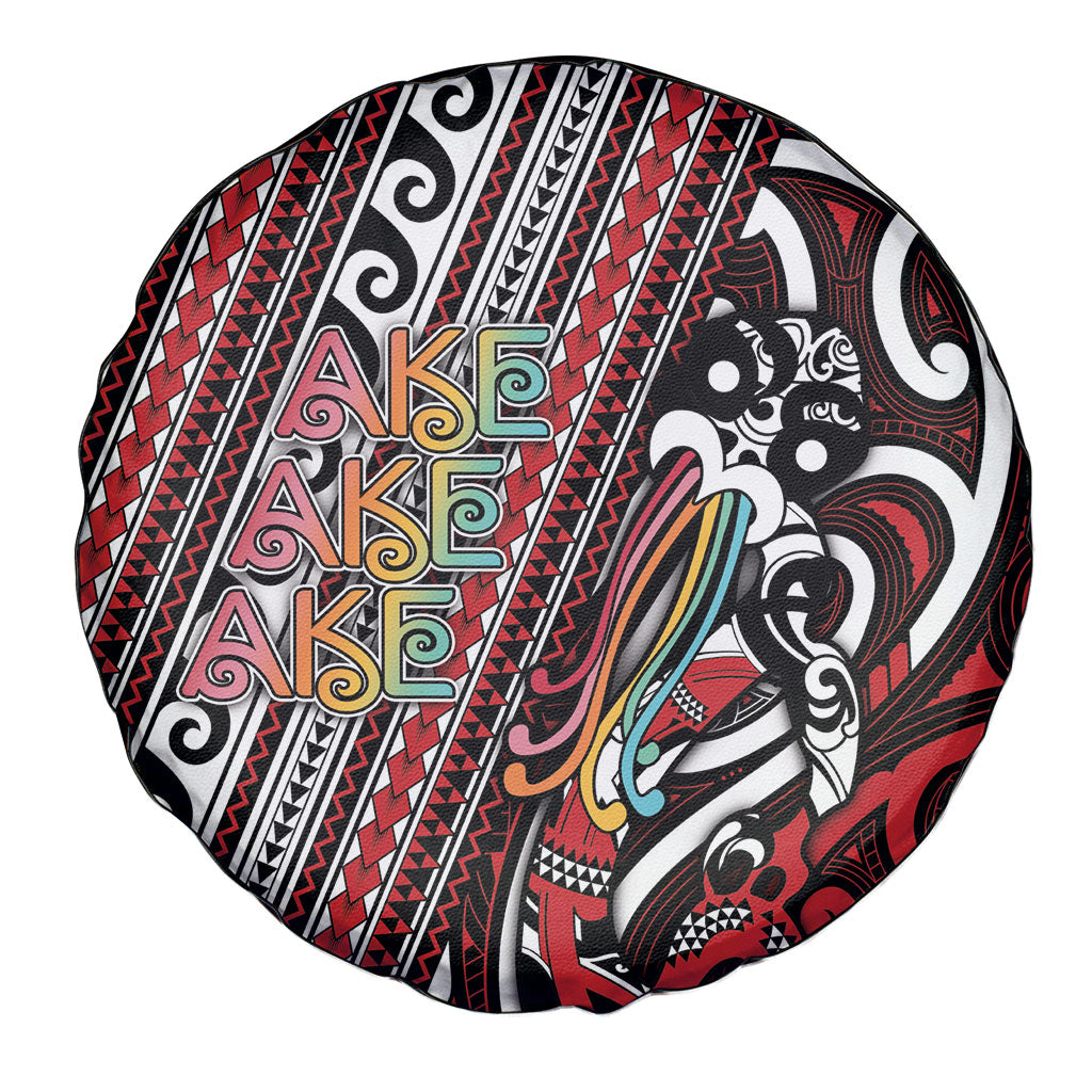Maori Language Week Spare Tire Cover Ake Ake Ake Tribal Patterns
