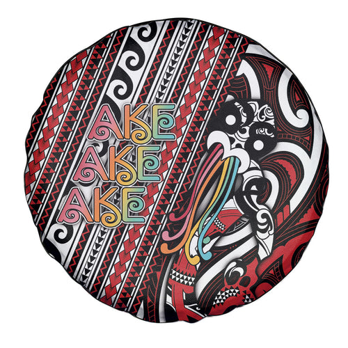 Maori Language Week Spare Tire Cover Ake Ake Ake Tribal Patterns
