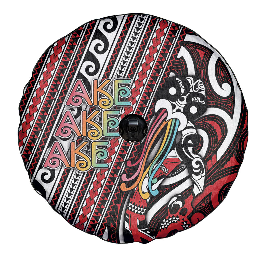 Maori Language Week Spare Tire Cover Ake Ake Ake Tribal Patterns