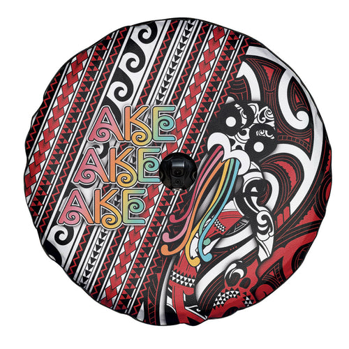 Maori Language Week Spare Tire Cover Ake Ake Ake Tribal Patterns