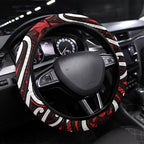 Maori Language Week Steering Wheel Cover Ake Ake Ake Tribal Patterns