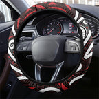 Maori Language Week Steering Wheel Cover Ake Ake Ake Tribal Patterns