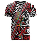 Personalised Maori Language Week T Shirt Ake Ake Ake Tribal Patterns