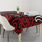 Maori Language Week Tablecloth Ake Ake Ake Tribal Patterns