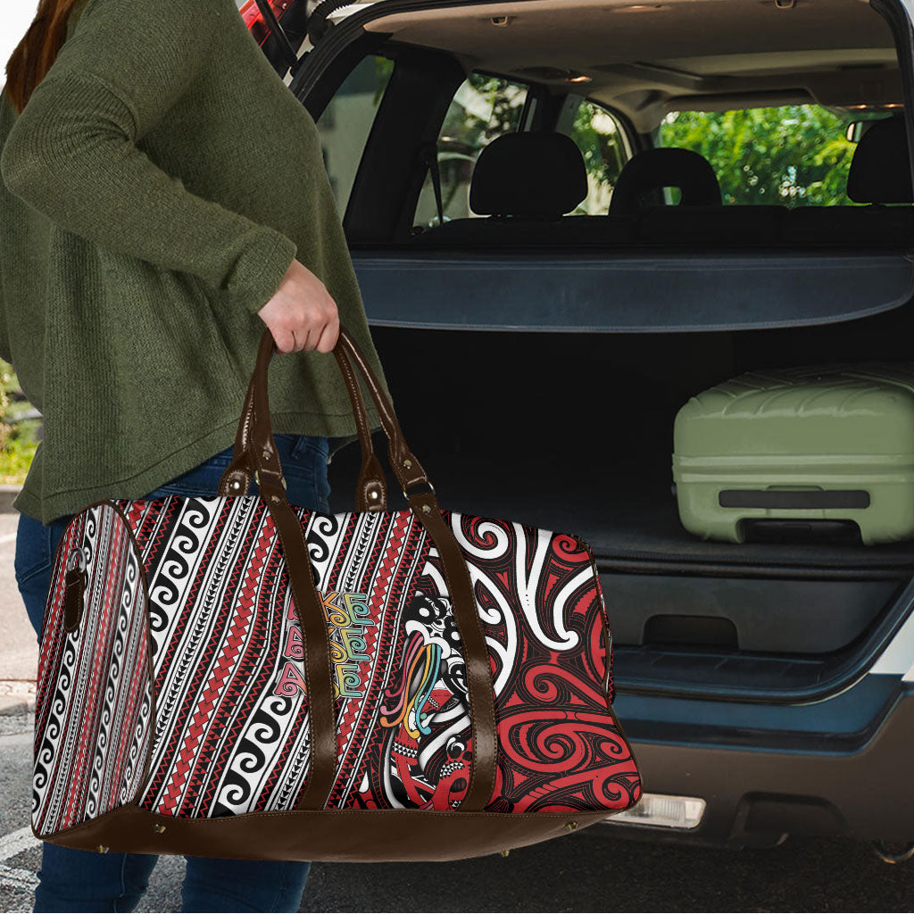 Maori Language Week Travel Bag Ake Ake Ake Tribal Patterns
