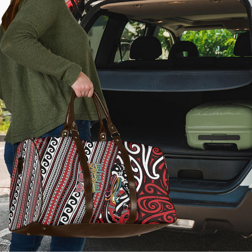 Maori Language Week Travel Bag Ake Ake Ake Tribal Patterns