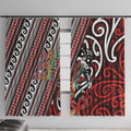Maori Language Week Window Curtain Ake Ake Ake Tribal Patterns