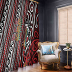 Maori Language Week Window Curtain Ake Ake Ake Tribal Patterns