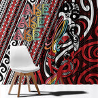 Maori Language Week Window Curtain Ake Ake Ake Tribal Patterns