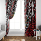 Maori Language Week Window Curtain Ake Ake Ake Tribal Patterns